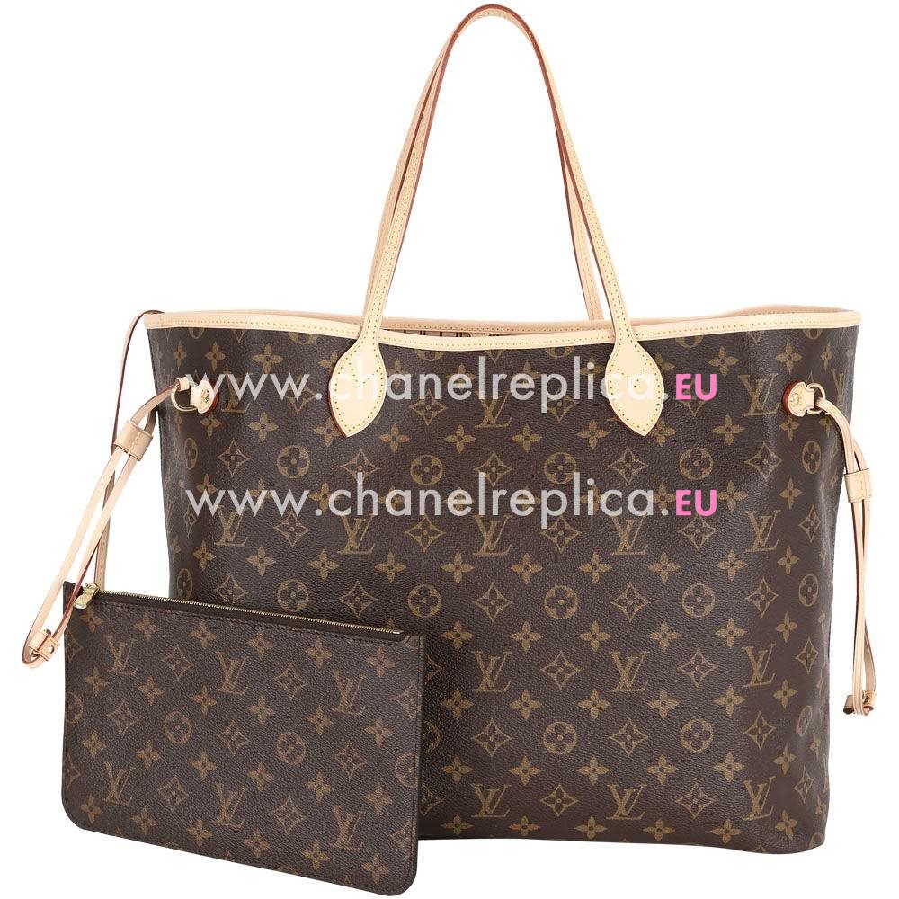 Louis Vuitton Neverfull GM Monogram Canvas Shopping Bag M40990