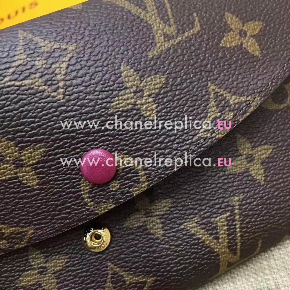 Louis Vuitton Emilie Monogram Canvas Wallet M60697