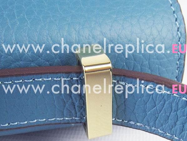 Hermes Constance Bag Micro Mini Med-Blue(Gold) H1017MBD