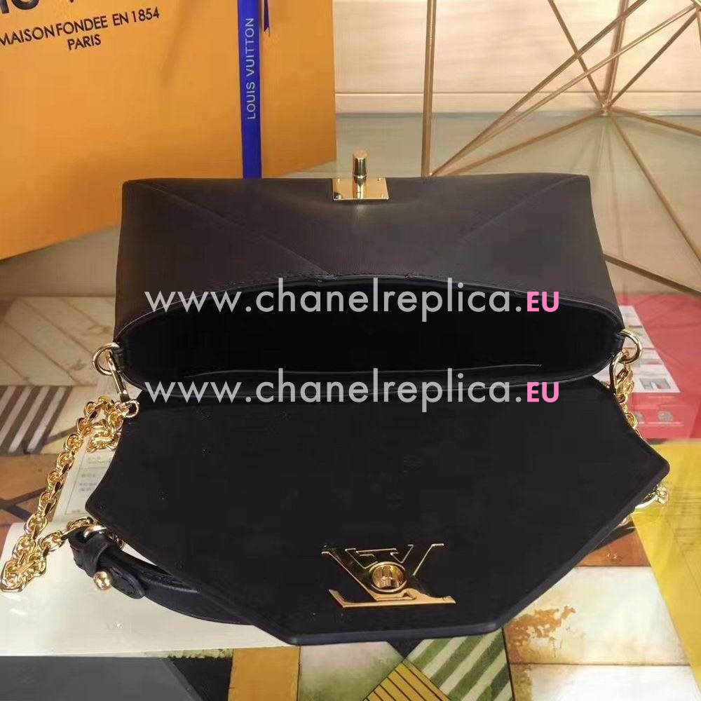 Louis Vuitton Love Note Chain Shoulder Bag Noir M54500