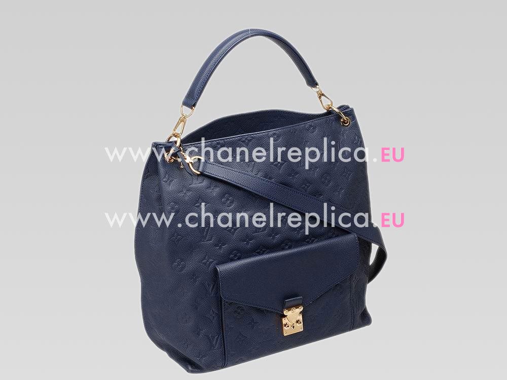 Louis Vuitton Monogram Empreinte Metis Celeste Bag M40808