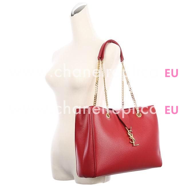 YSL Saint Laurent Calfskin Bag In Red YSL5371975