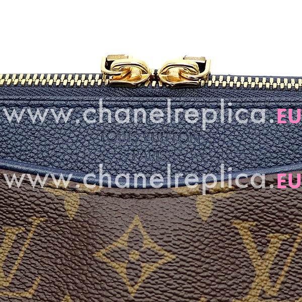 Louis Vuitton Monogram Canvas & Calfskin Leather Pallas In Raisin M44042