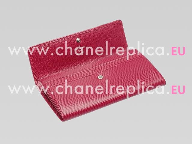 Louis Vuitton Epi Leather Sarah Wallet In Fucshia Red M60317