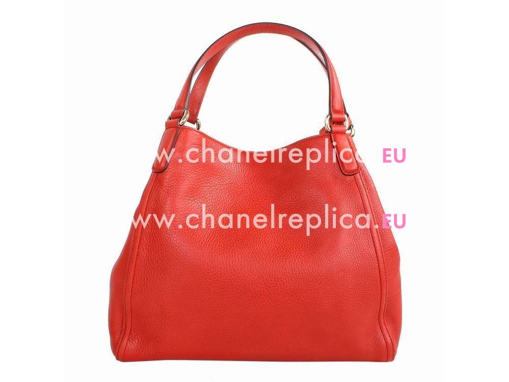 Gucci Soho GG Calfskin Bag Orange Red G282309