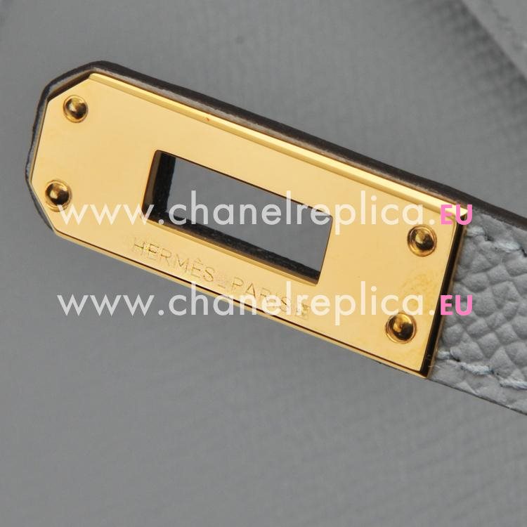 Hermes Kelly 25cm 8u Bleu Epsom Leather Gold Hardware Hand Sew HK1025EPM