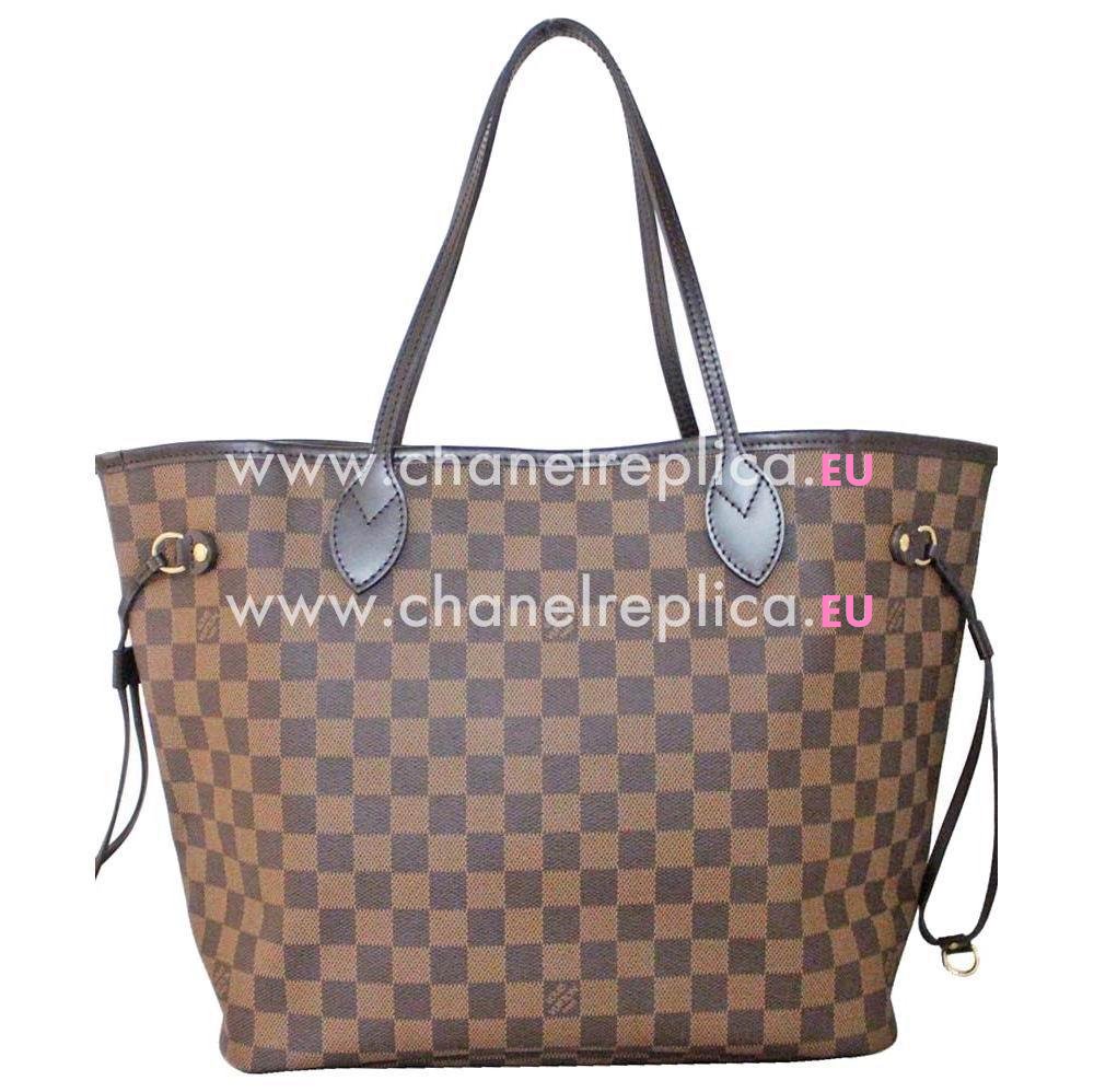 Louis Vuitton Damier Ebene Canvas Neverfull MM N51105