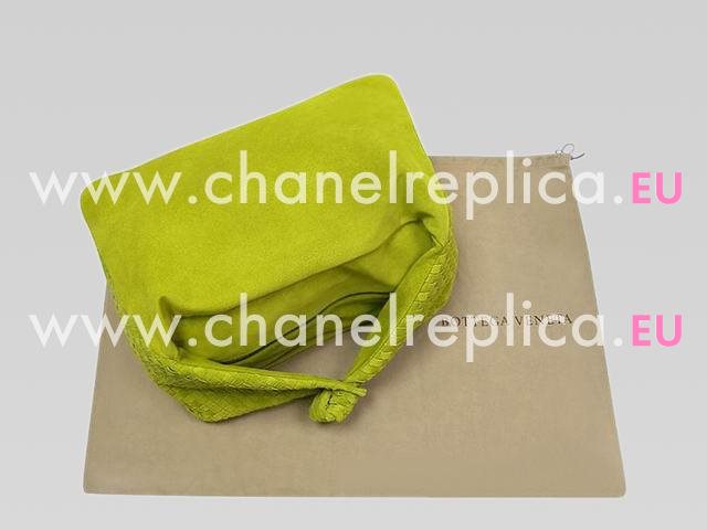 Bottega Veneta Intrecciato Nappa Weave Large Veneta Green BVb018