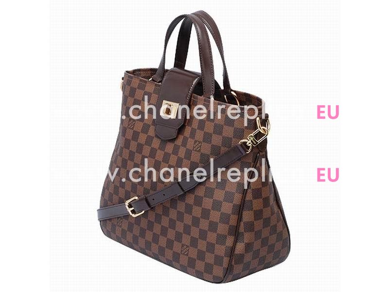 Louis Vuitton Damier Ebene Canvas Top Handle Handbag N41177