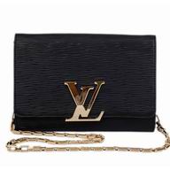 Louis Vuitton Eip Leather Evening Clutch Chain Black M94268