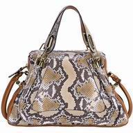 Chloe It Bag Party Python skin Bag In Brown C5660766