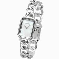 Chanel Premiere White Dial Mother of Pearl Silver Chain Ladies Watch H3251