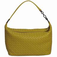 Bottega Veneta Classic Intrecciato Nappa Weave Shoulder Bag In Mustard B5265774