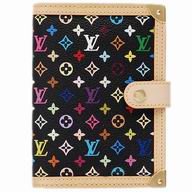 Louis Vuitton Monogram Multicolore Ring Agenda PM R20895