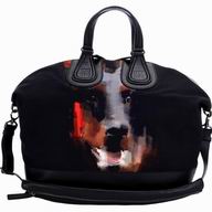 Givenchy Nightingale Denim Large Bag In Black G471911