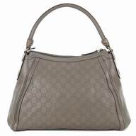 Gucci Scarlett Classic GG Calfskin Leather Weaving Bag In Gray G5623525