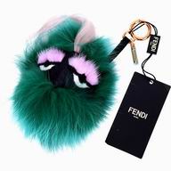 FENDI Minty Bag Bugs The Fox Pendant Green F2B83C06