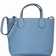 Gucci Calfskin Two Sided Tote Bag In Khaki Light Blue G5594605
