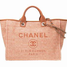 Chanel Deauville Double CC LOGO Denim Canvas Calfskin Silver Chain Bag A66941LTDORA