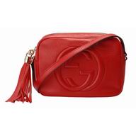 Gucci Soho Disco Calfskin Bag In Red G5594627