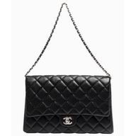 Chanel Caviar Ccoco Bag Anti-silver Chain Black A248699