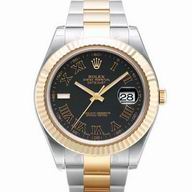 Rolex Automatic 41mm Gold Stainless Steel Watch Black R116333-2