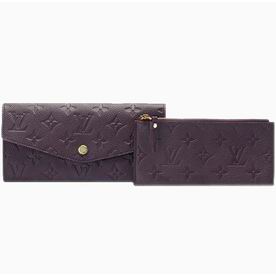 Louis Vuitton Monogram Empreinte Clrieuse Wallet Purple M60300
