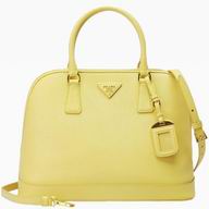 Prada Lux Saffiano Cowhide Handle/Shoulder Bag Yellow P469212