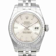 Rolex Datejust Automatic 26 mm 18K Platinum Stainless Steel Watch Silvery R179174