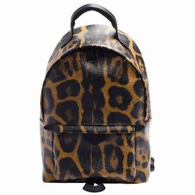 Louis Vuitton Wild Animal printed Canvas Calfskin Backpack M52020