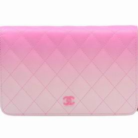 Chanel Pink Lambskin Woc Bag Pink Lock Silver Hardware A80453PINKS