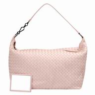 Bottega Veneta Intrecciato Nappa Weave Shoulder Bag In Rose Pink B6110609