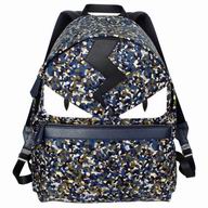 Fendi Monster Nylon Backpack Gray/Blue F1548695