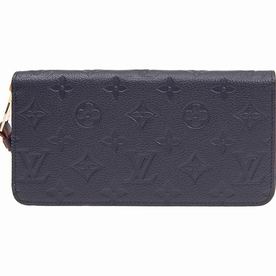 Louis Vuitton Monogram Empreinte embossed Leather Zippy Wallet Marine Rouge M62121