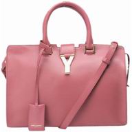 YSL Petit Cabas Chyc Y Calfskin Doctor Small Bag Rose Pink YSL522443