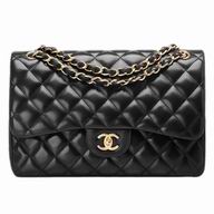 Chanel LambskinJumbo Double Flap Bag Black(Golden) A50995BL