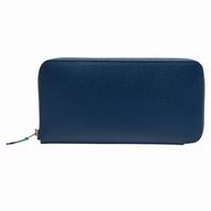 Hermes Silk In Wallet Epsom Leather Long Wallet Navy Blue H7042104