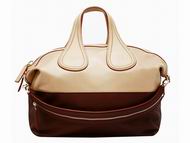 Givenchy Nightingale Medium Bag In Calfskin Nude&Red G56705