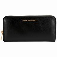 YSL Saint Laurent Paris Caviar Calfskin Y Wallets In Black YSL5030028