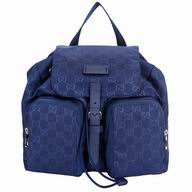 Gucci Classic GG Calfskin Leather Backpack In Blue G559448