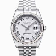 Rolex Datejust Automatic 36mm Stainless Steel Watch White R116234-4