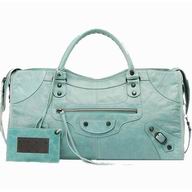 Balenciaga Part-Time Small Stud Bag Lake Placid Blue 168028LPB