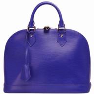 Louis Vuitton Epi Leather ALMA Bag In Purple PM M4060G