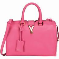 YSL CABAS PETIT CABAS Y Calfskin Medium Bag In Pink YSL5410945