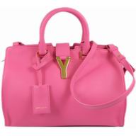 YSL Petit Cabas Chyc Y Calfskin Doctor Small Bag Hote Pink YSL518460