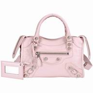 Balenciage City Lambskin Silvery hardware Classic Mini Bag Pink B5059639
