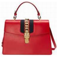 Gucci Sylvie leather top handle bag 431665 CVL1G 6473
