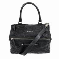 Givenchy Antigona Goatskin Zipper Bag In Black Gi6112011