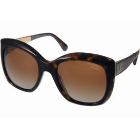 Chanel Classic Logo Sunglasses Amber Brown CN5347 C714S9