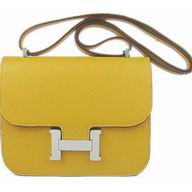 Hermes Constance Bag Micro Mini In Yellow(Silver) H1017YS